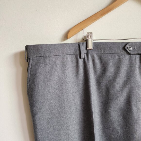 54 Waist Dress Pants Gray Short Jos A Bank 1905 Pant Wool New Nwt Size Man Light - Picture 11 of 17